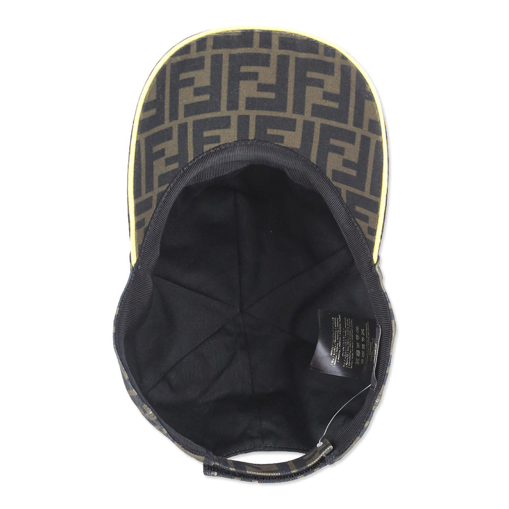Fendi Brown FF Jacquard Baseball Cap