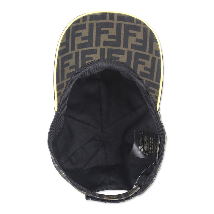 Fendi Brown FF Jacquard Baseball Cap