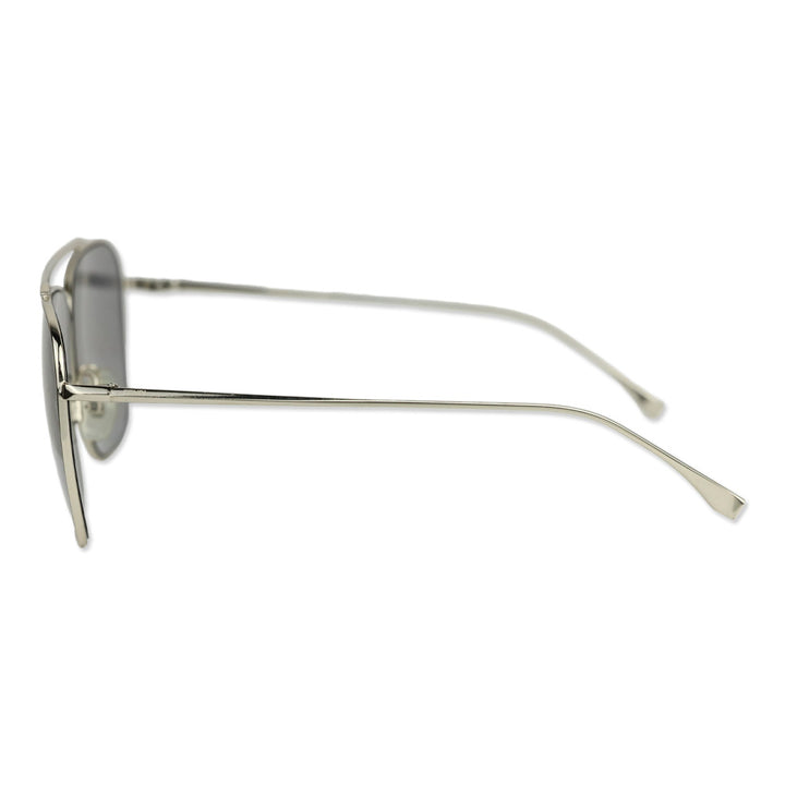 Fendi FF Monogram Lens Silver Aviator Sunglasses