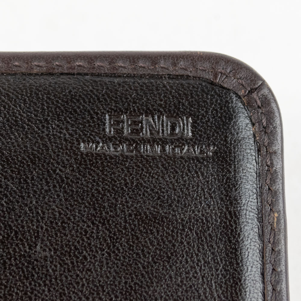 Fendi Monogram Canvas/Leather Wallet