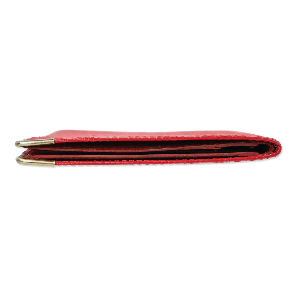 Fendi Red Zucca Canvas Bifold Wallet