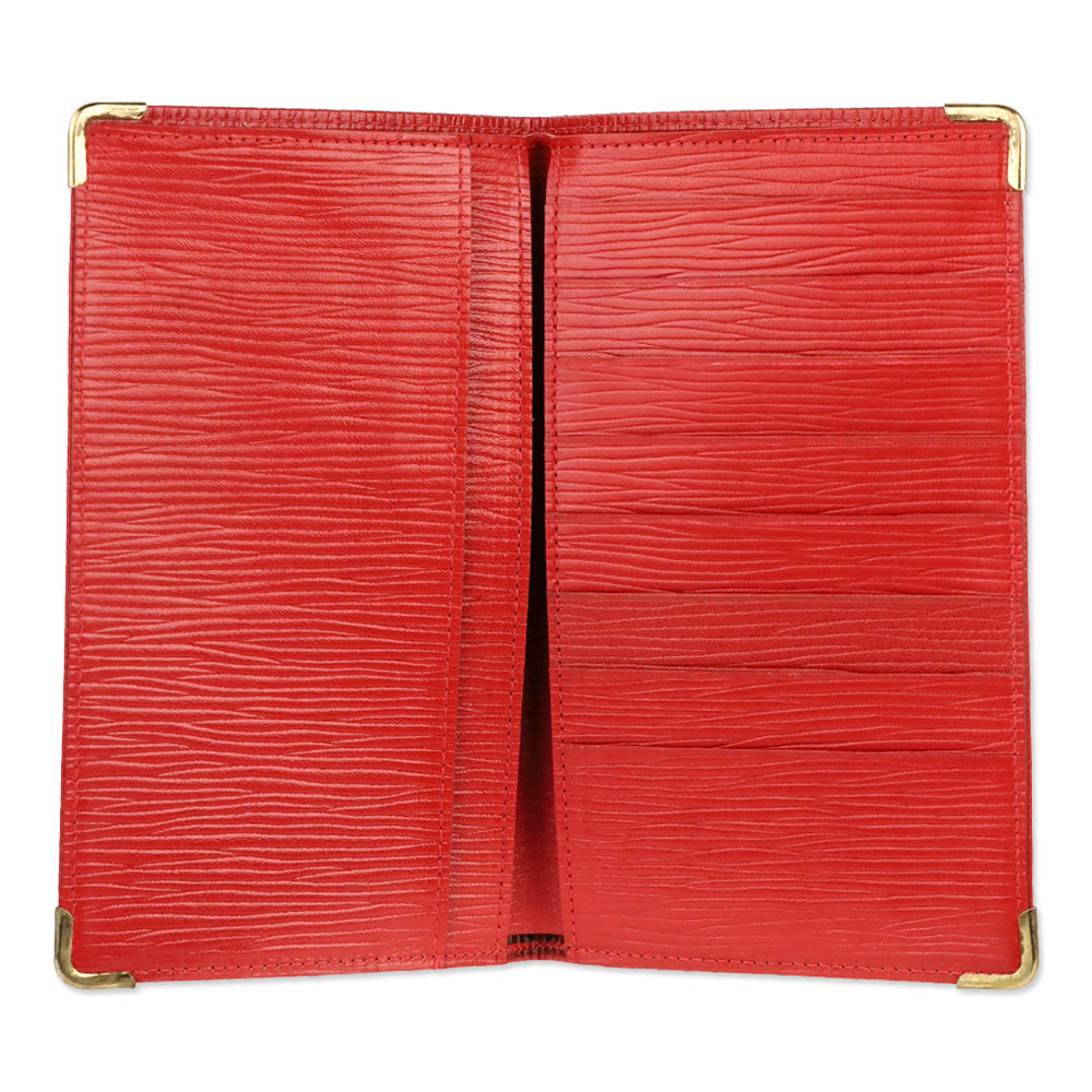 Fendi Red Zucca Canvas Bifold Wallet