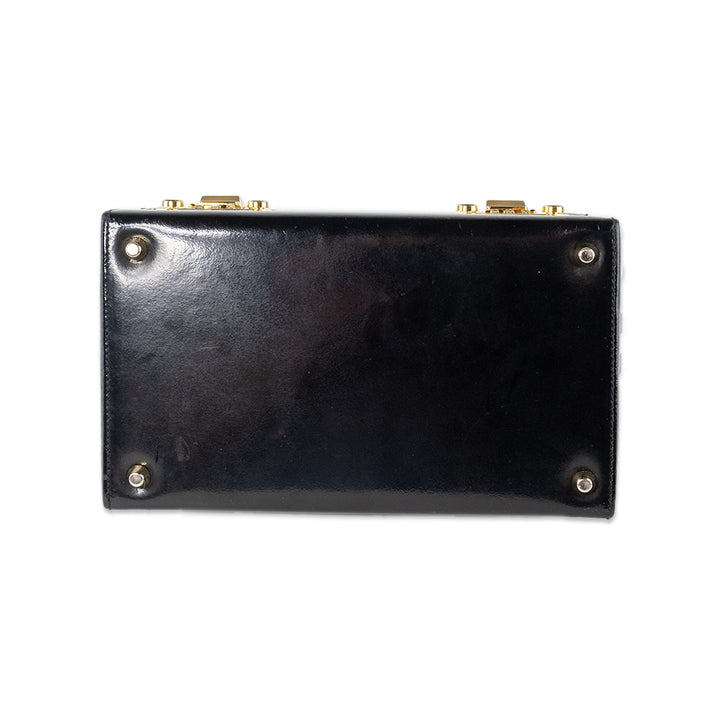 Fendi Vintage Train Case Cosmetic Top Handle