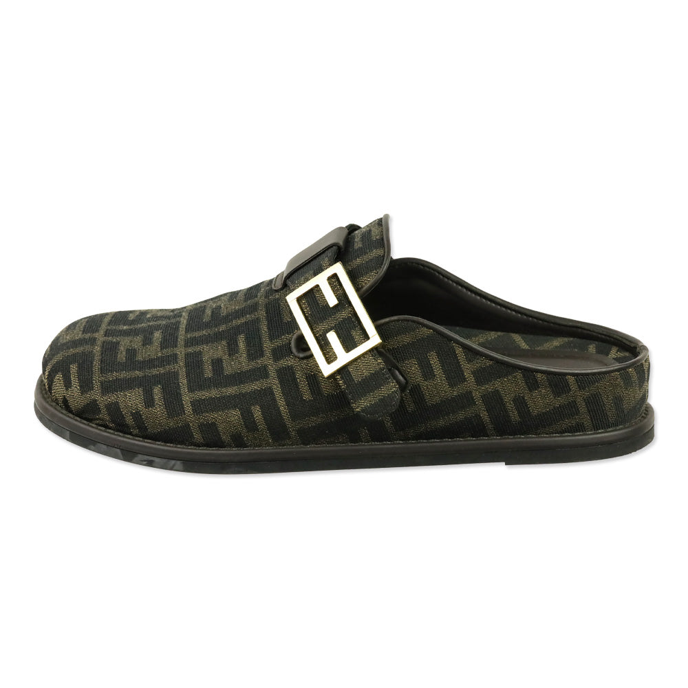 Fendi Zucca Canvas Slip-On Mule