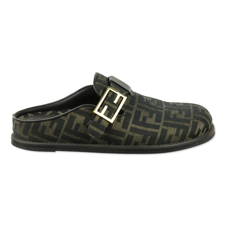 Fendi Zucca Canvas Slip-On Mule