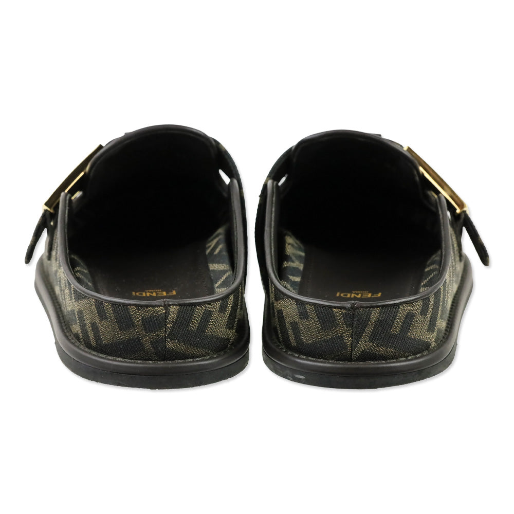Fendi Zucca Canvas Slip-On Mule