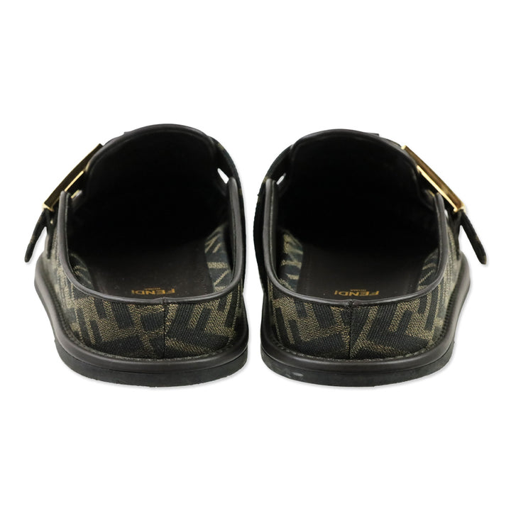 Fendi Zucca Canvas Slip-On Mule