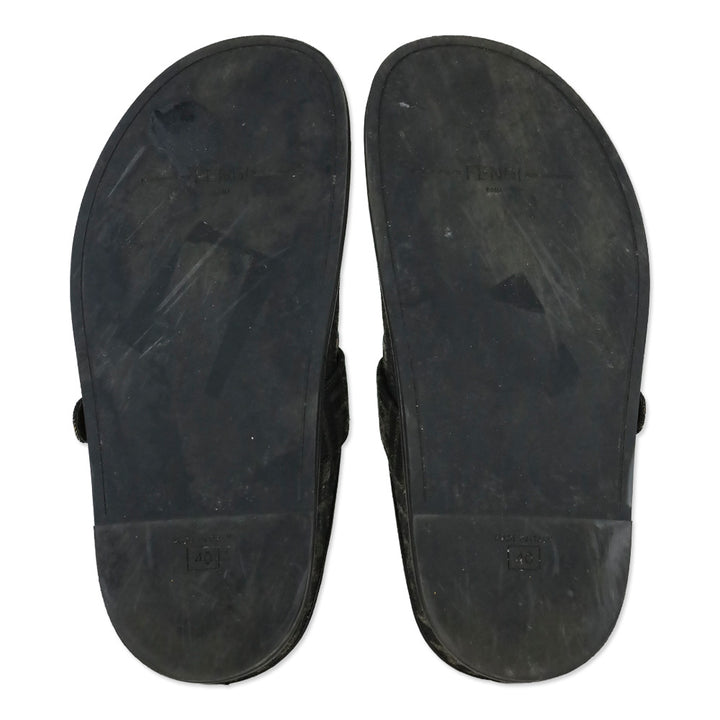 Fendi Zucca Canvas Slip-On Mule