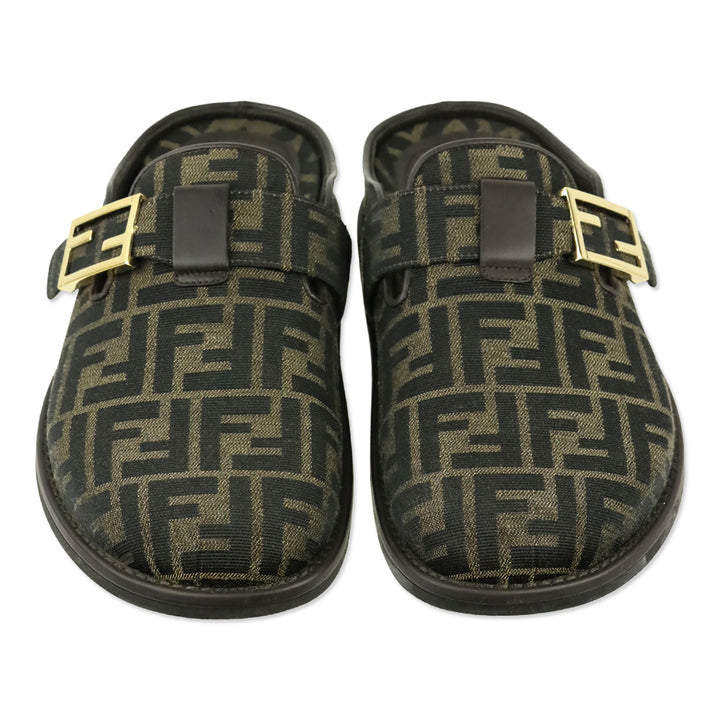 Fendi Zucca Canvas Slip-On Mule