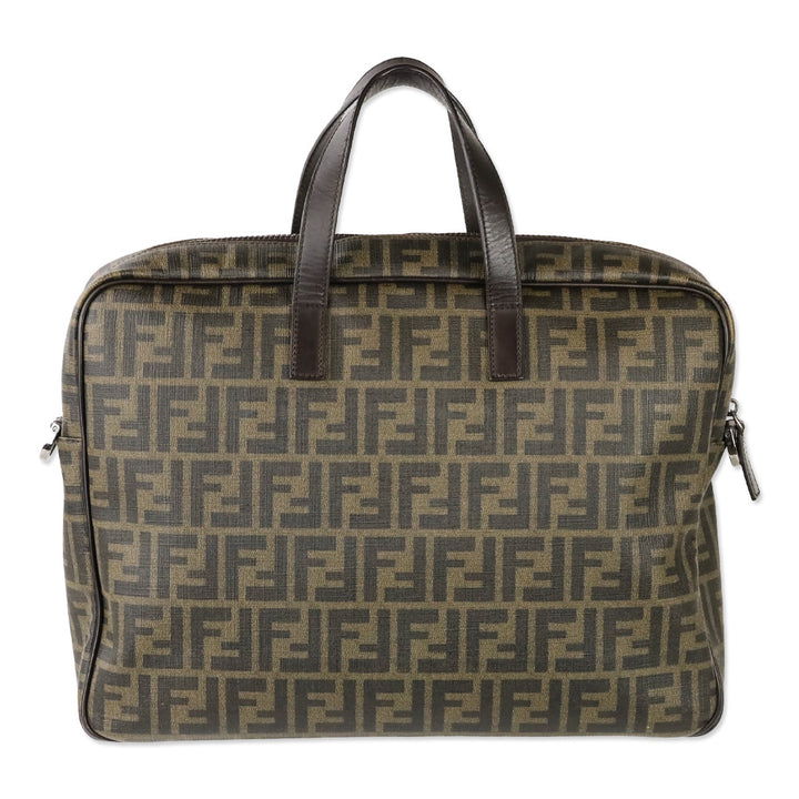 Fendi Zucca Coated Canvas Messenger Bag