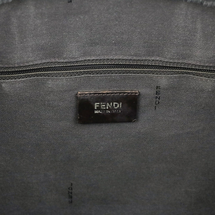 Fendi Zucca Coated Canvas Messenger Bag