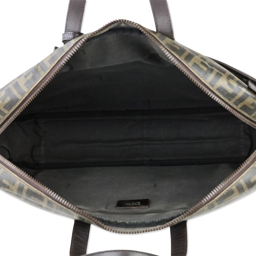 Fendi Zucca Coated Canvas Messenger Bag