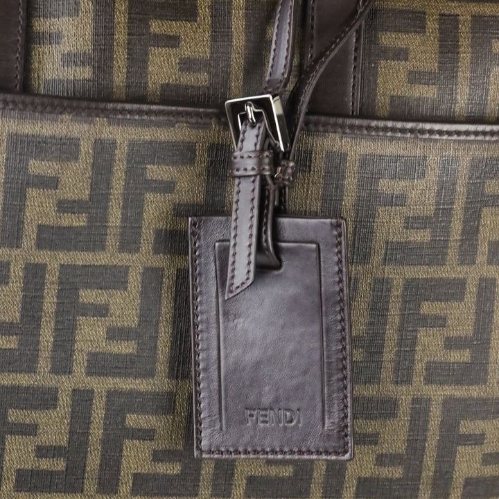 Fendi Zucca Coated Canvas Messenger Bag