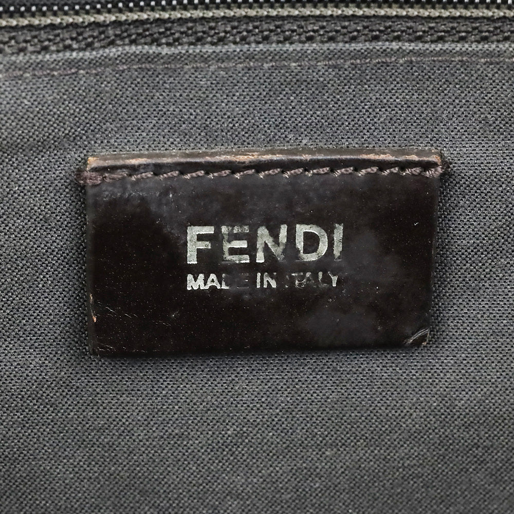 Fendi Zucca Coated Canvas Messenger Bag