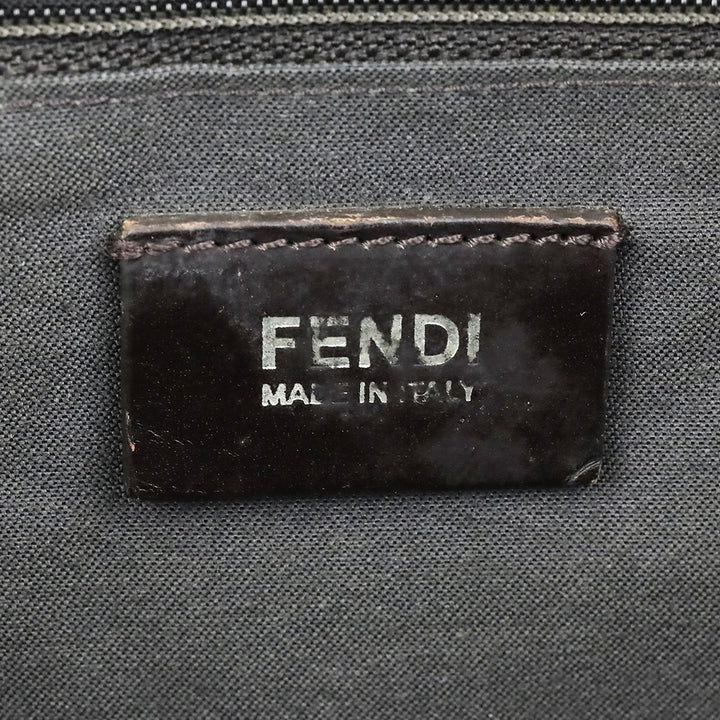 Fendi Zucca Coated Canvas Messenger Bag