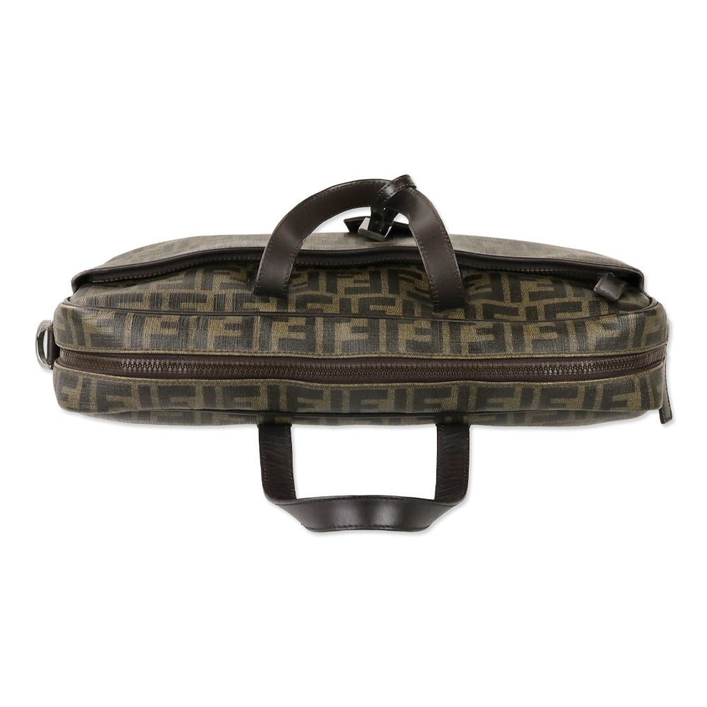 Fendi Zucca Coated Canvas Messenger Bag