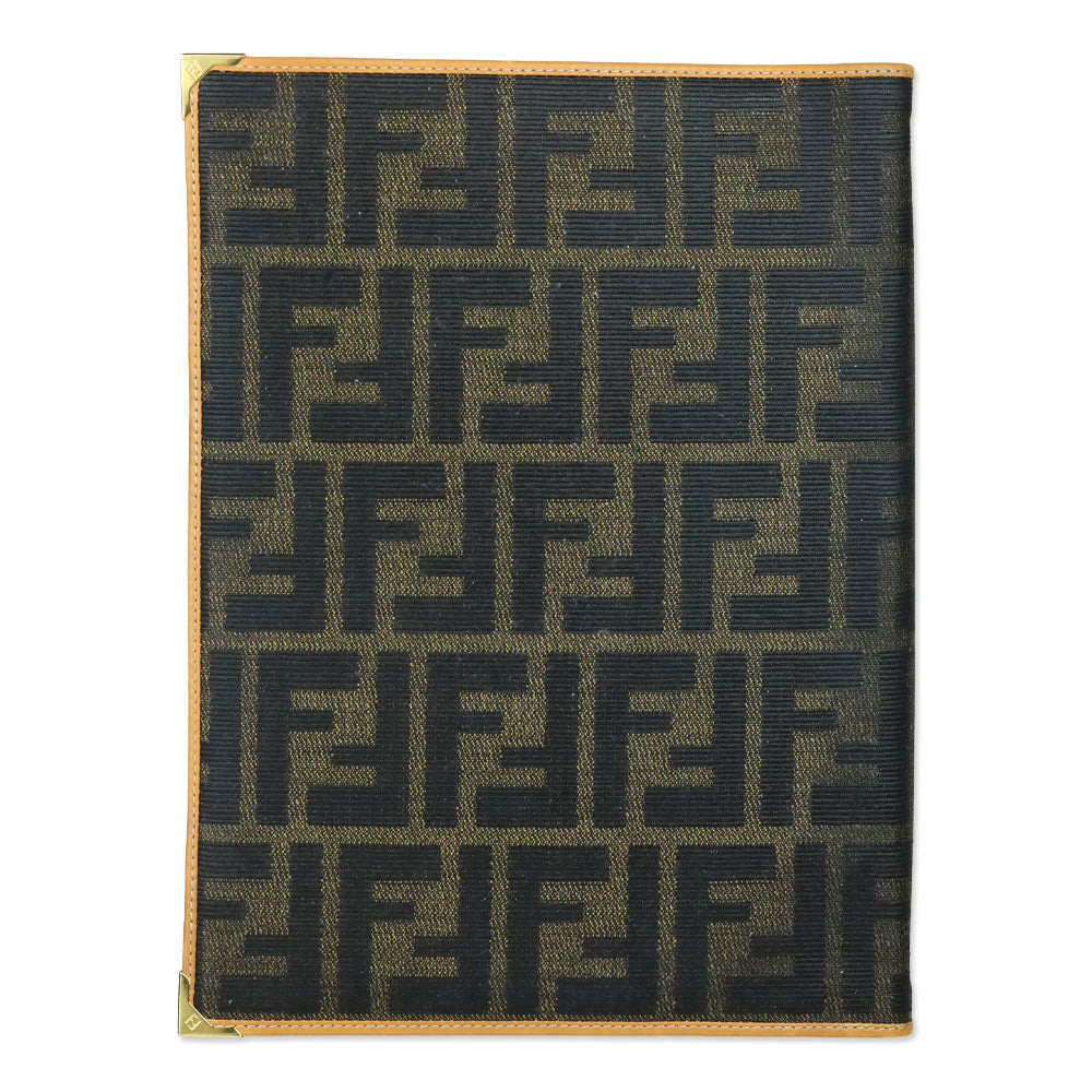 Fendi Zucca Monogram Canvas Diary Planner Notepad