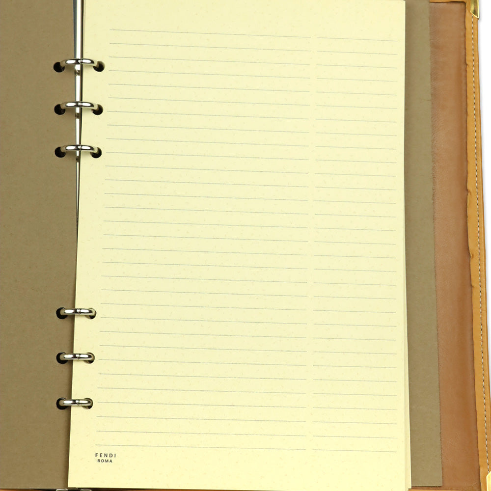 Fendi Zucca Monogram Canvas Diary Planner Notepad