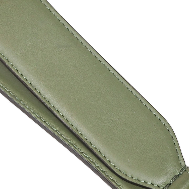 Fendi Olive Green Vitello Grace Matte Cell Pocket Bag