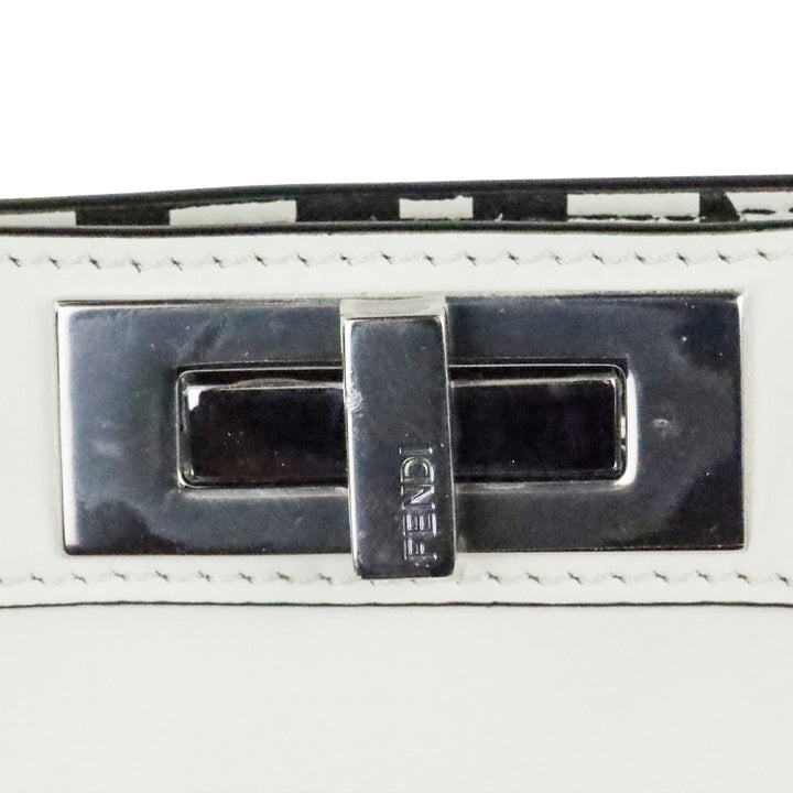 Fendi by Marc Jacobs White Leather Peekaboo ISeeU Medium Bag