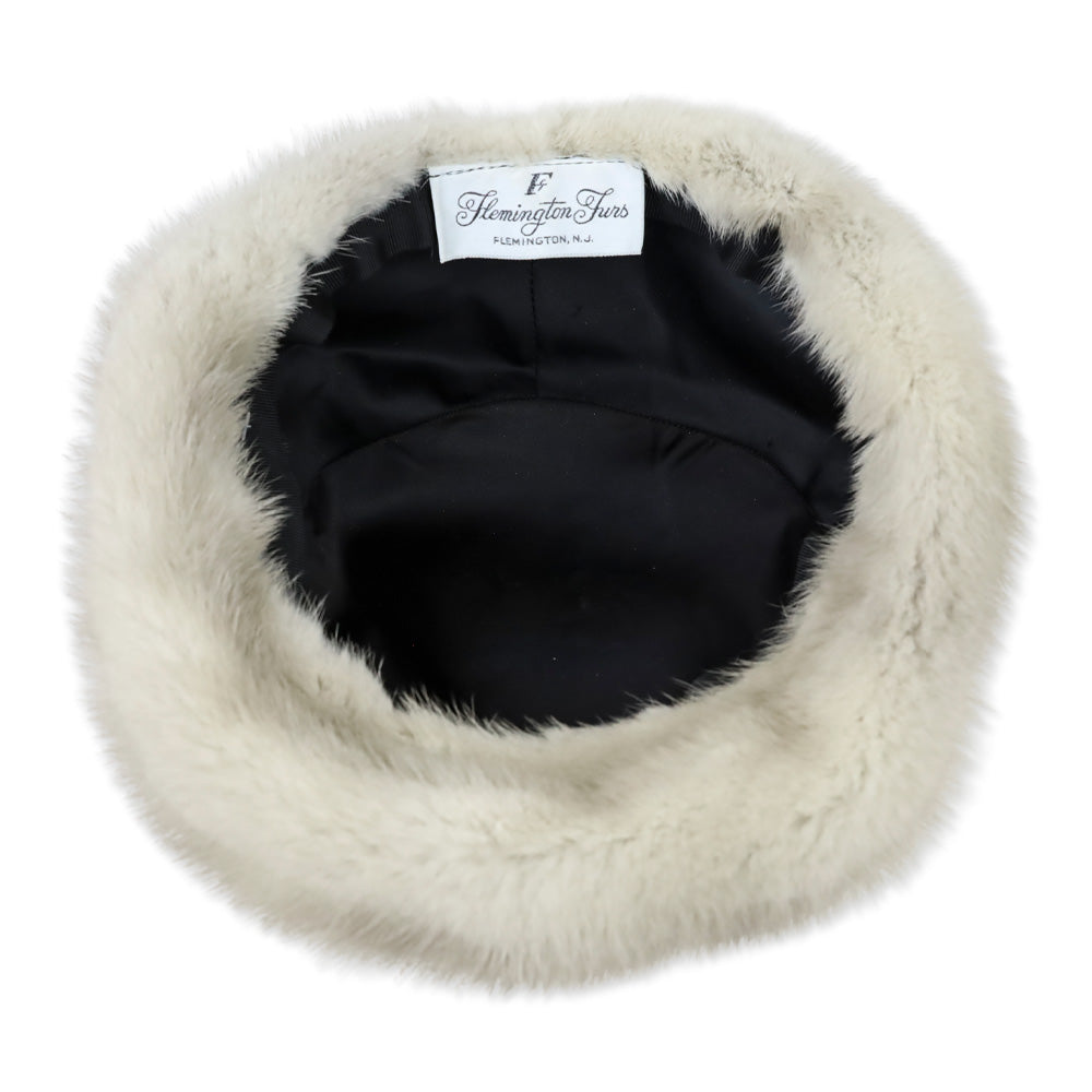 Flemington Furs Grey Mink Fur Hat