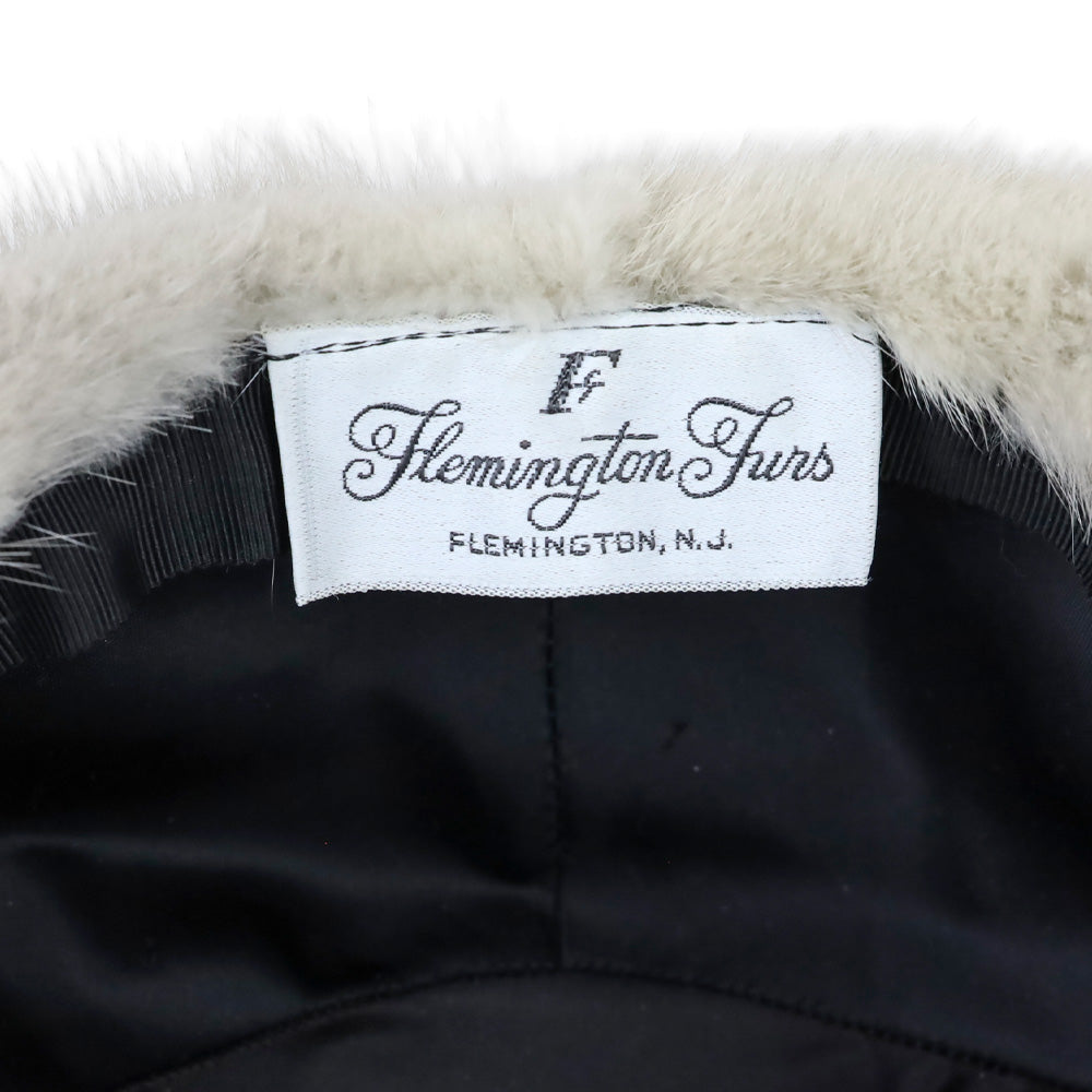 Flemington Furs Grey Mink Fur Hat