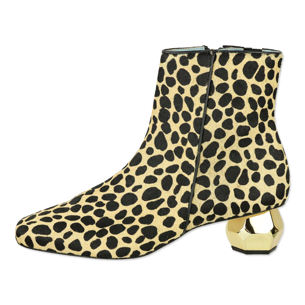 Frances Valentine Marnie Cheetah Calf Hair Bootie