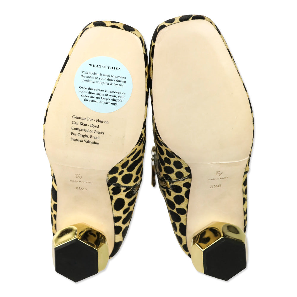Frances Valentine Marnie Cheetah Calf Hair Bootie
