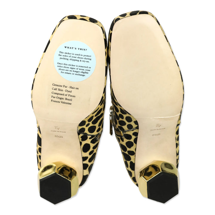 Frances Valentine Marnie Cheetah Calf Hair Bootie