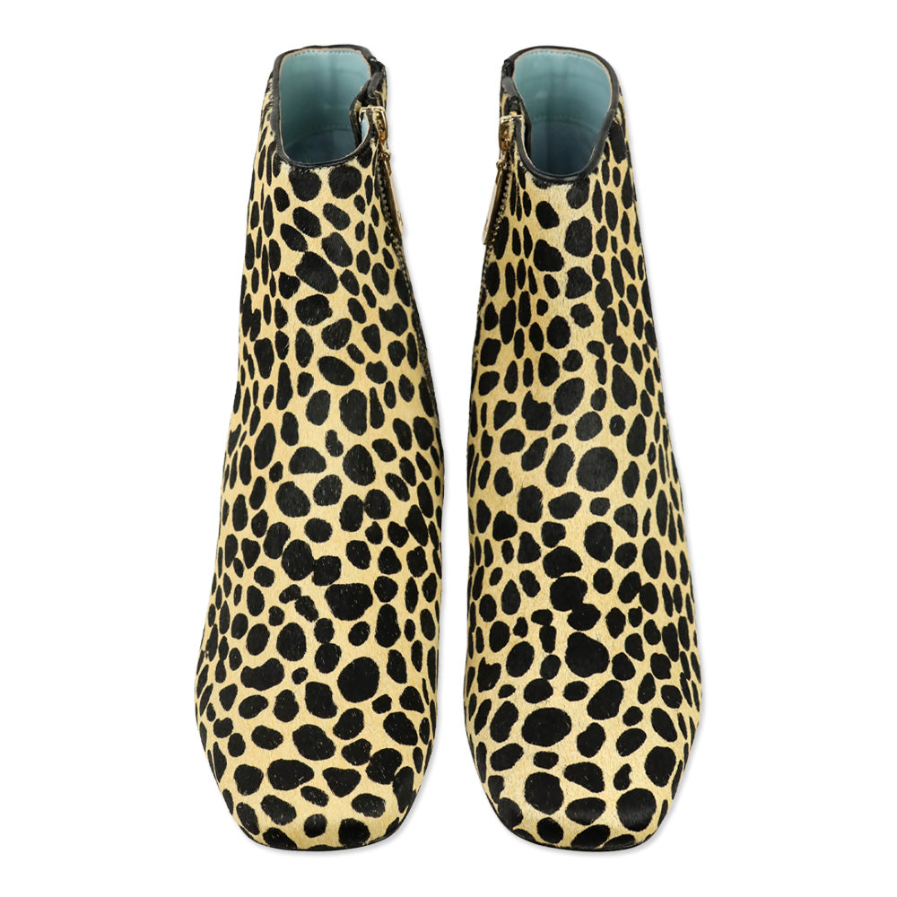 Frances Valentine Marnie Cheetah Calf Hair Bootie