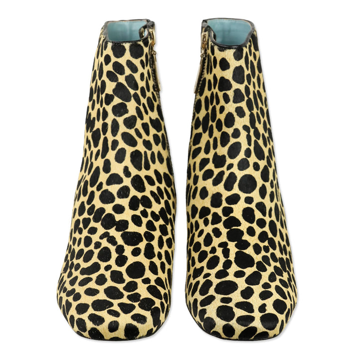 Frances Valentine Marnie Cheetah Calf Hair Bootie