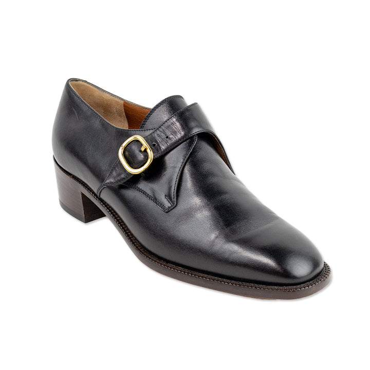 Fratelli Rossetti Round Toe Leather Monk Strap Shoe