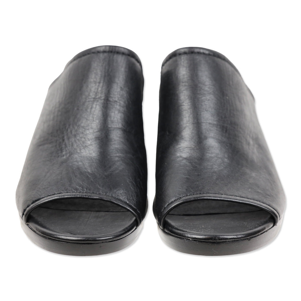 Frye Black Blake Chevron Mule