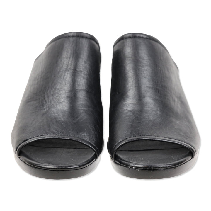 Frye Black Blake Chevron Mule