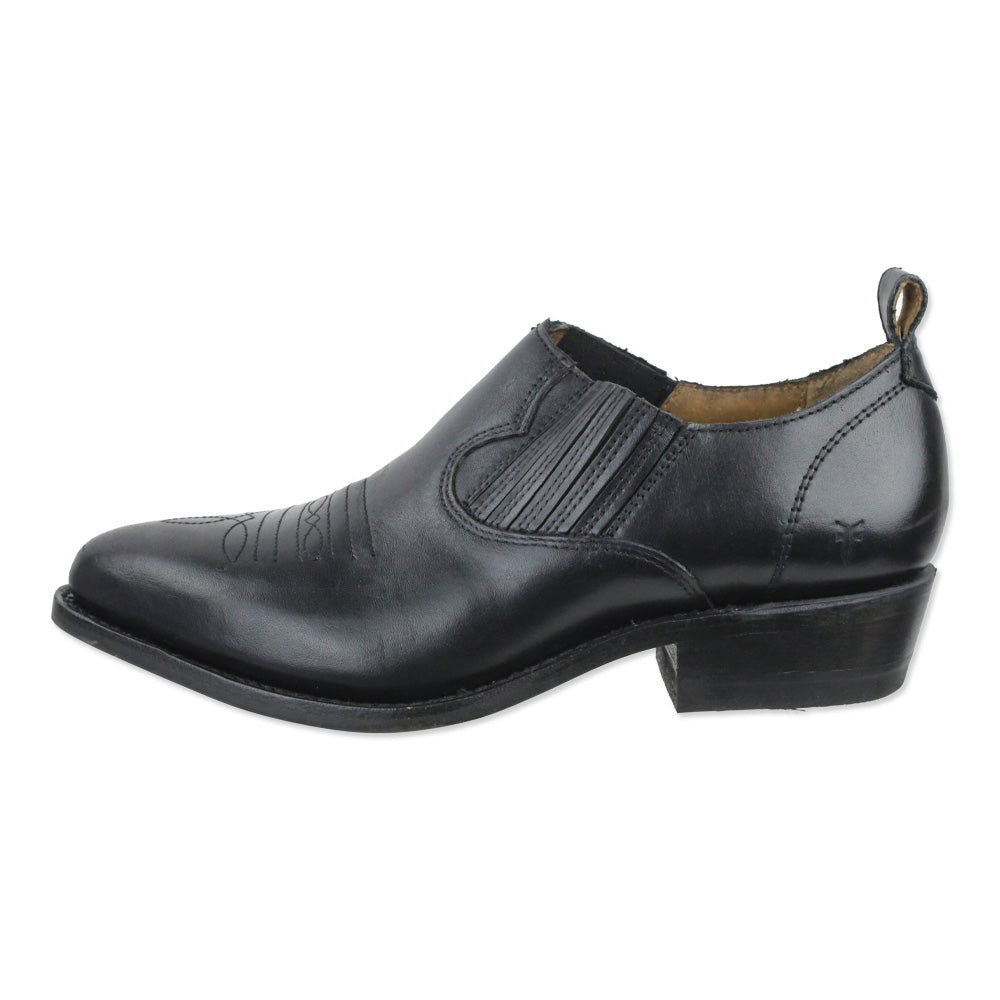 Frye Black Leather Billy Shootie