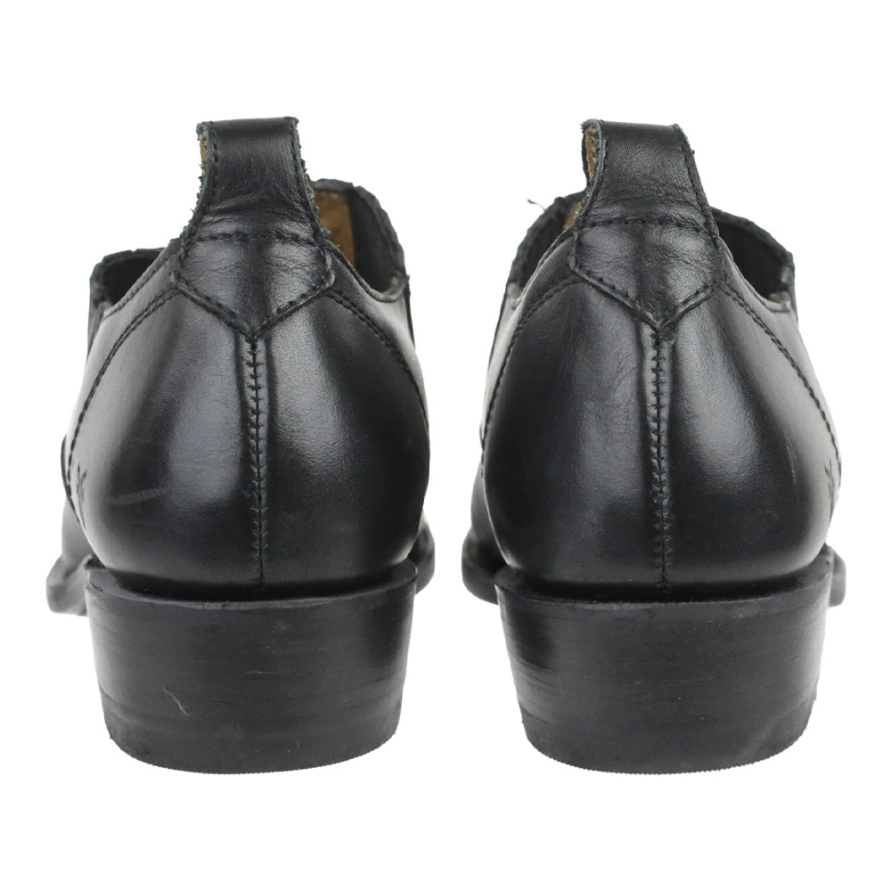 Frye Black Leather Billy Shootie