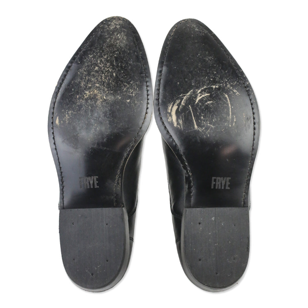 Frye Black Leather Billy Shootie