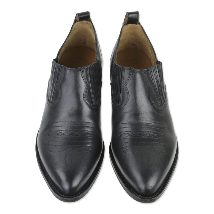 Frye Black Leather Billy Shootie
