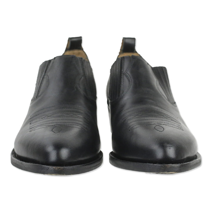 Frye Black Leather Billy Shootie