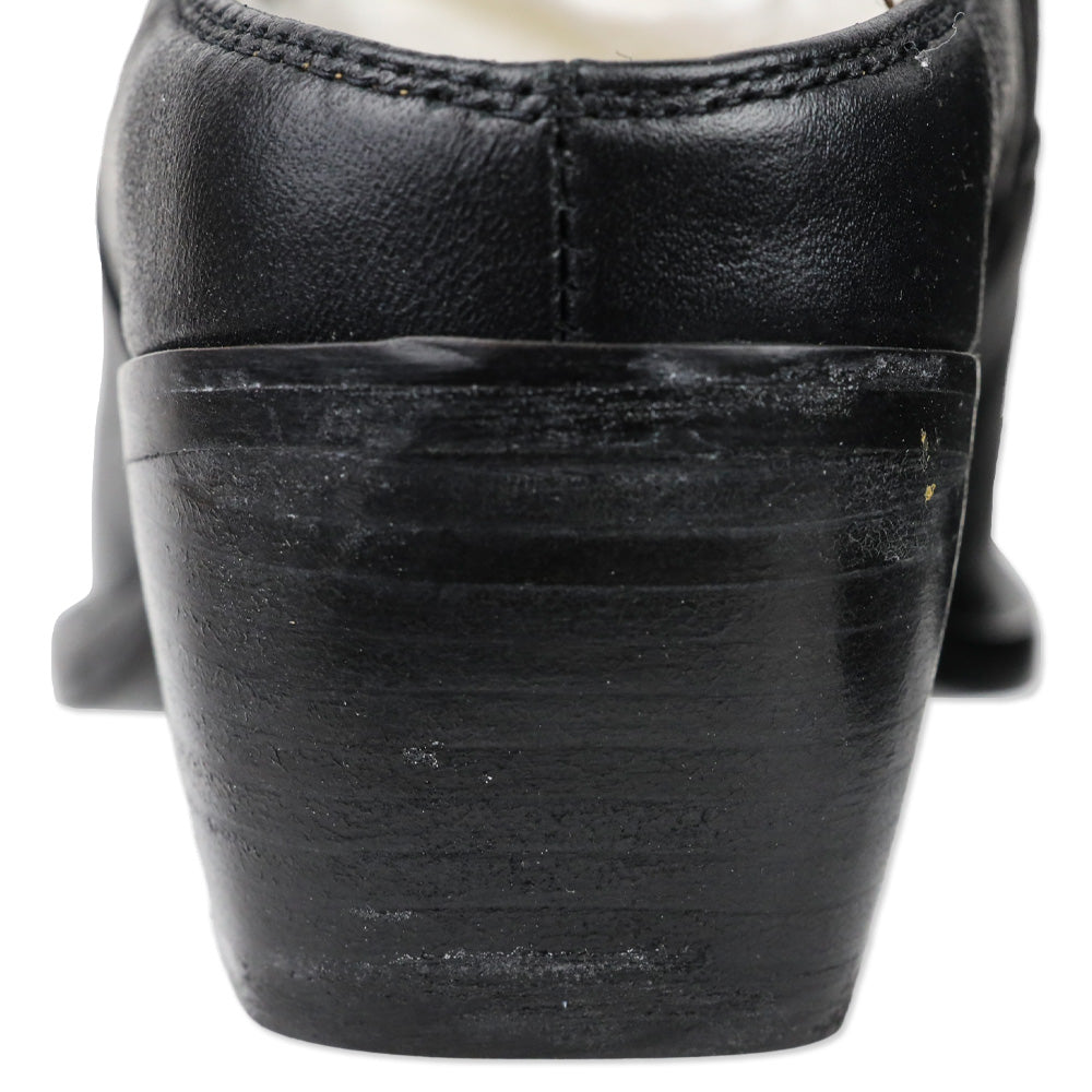 Frye Black Leather Sacha Mule
