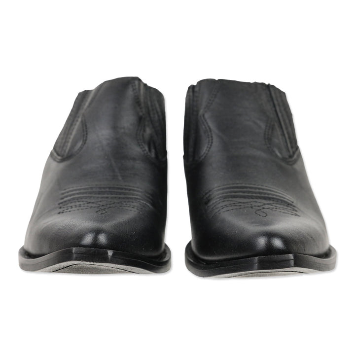 Frye Black Leather Sacha Mule