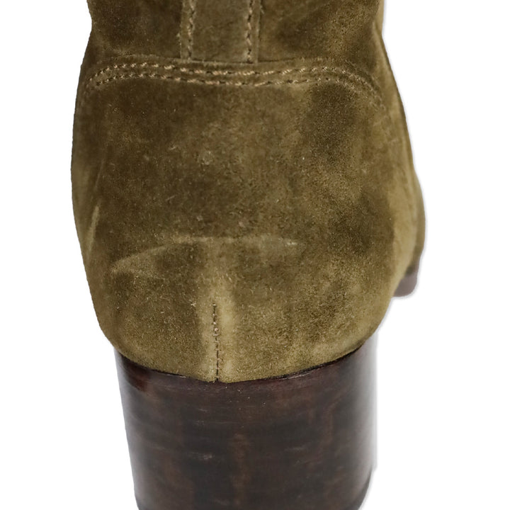 Frye Clara Tassel Brown Suede Over the Knee High Boots