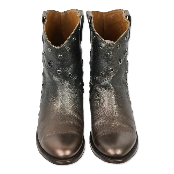 Frye Pewter Ombre Diana Grommet Short Boots