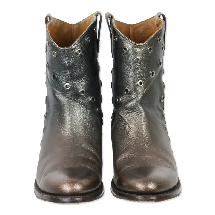 Frye Pewter Ombre Diana Grommet Short Boots