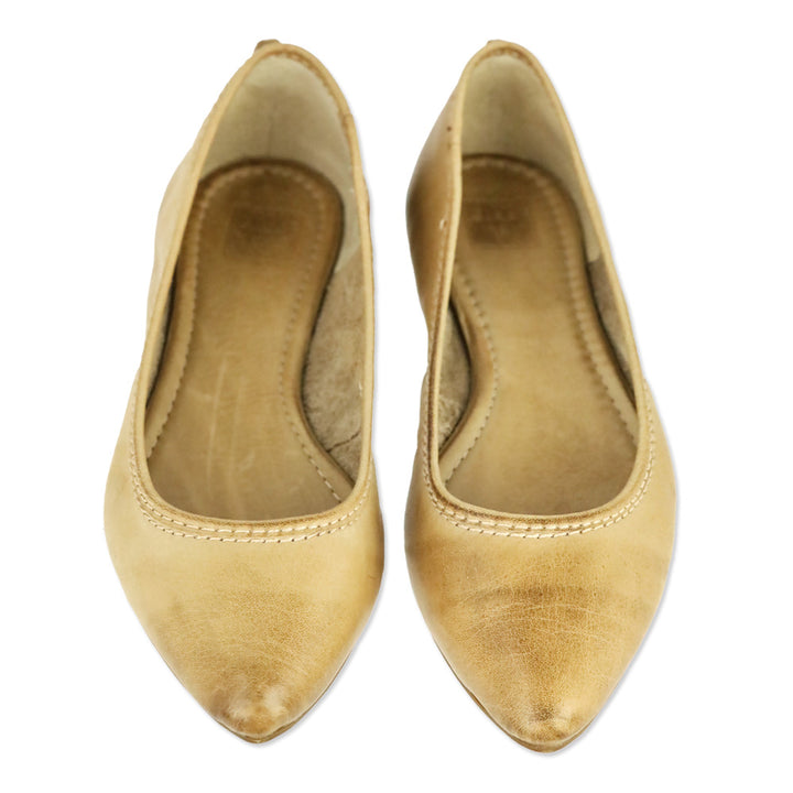 Frye Regina Beige Ballet Flats