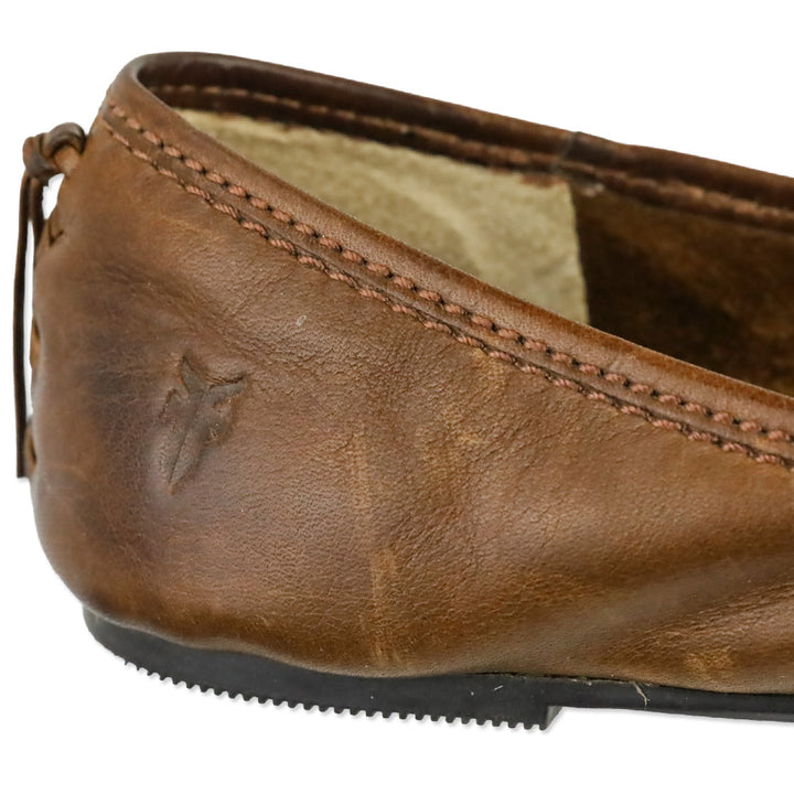 Frye Regina Brown Leather Ballet Flats