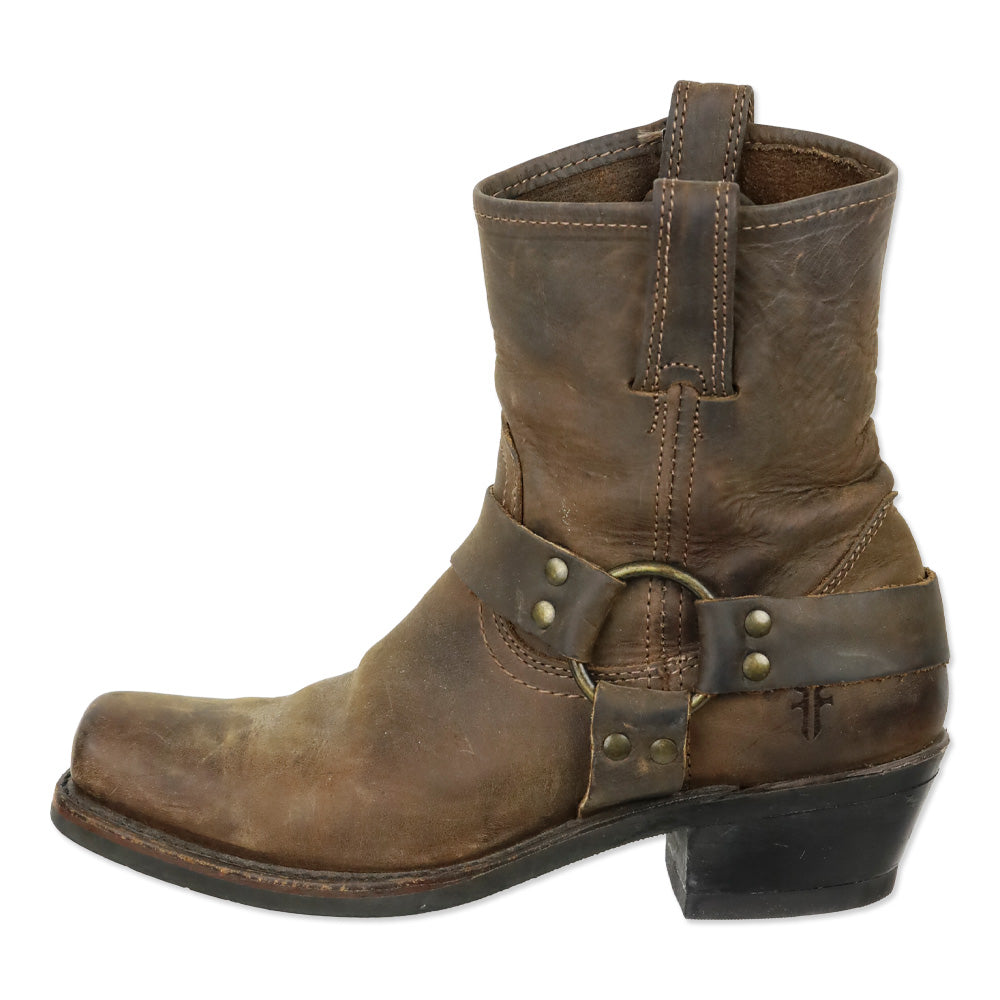 Frye Smoke Brown Harness 8R Boots