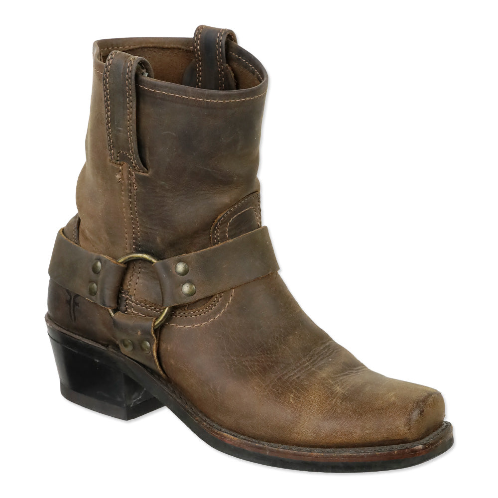 Frye Smoke Brown Harness 8R Boots