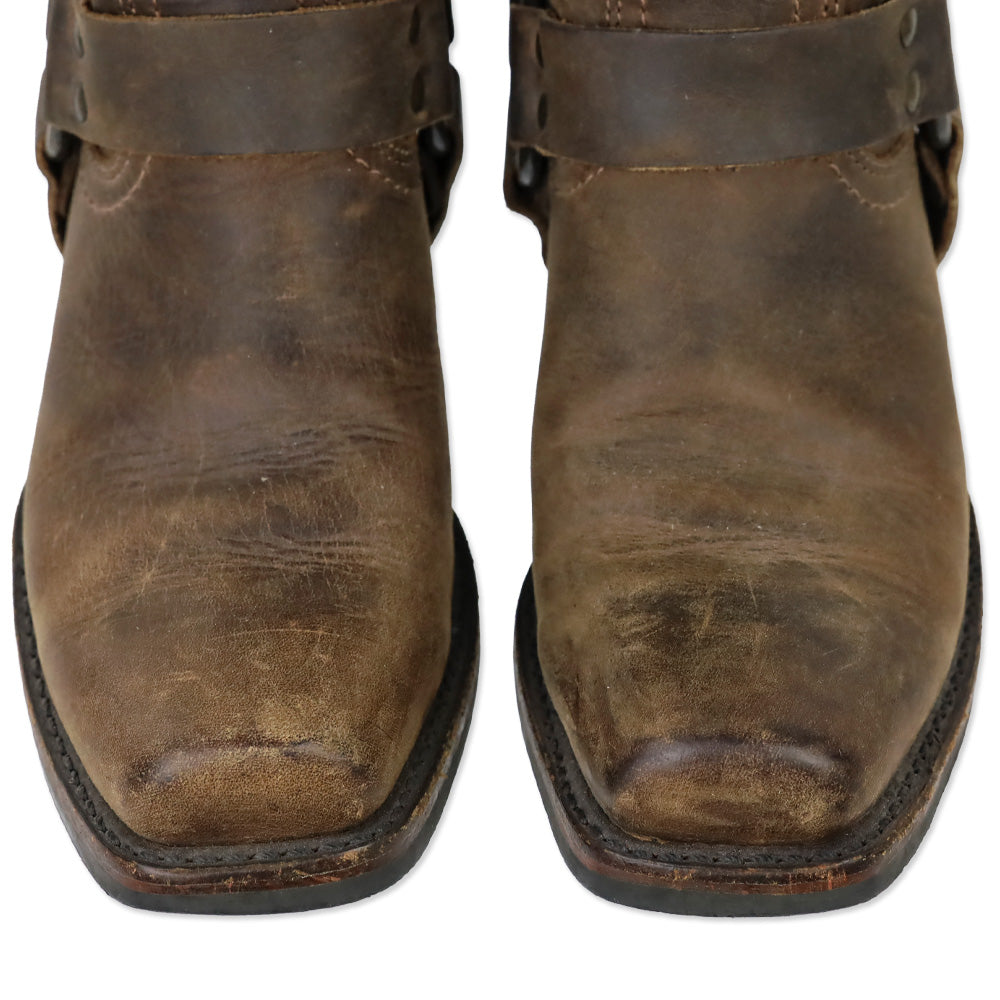 Frye Smoke Brown Harness 8R Boots