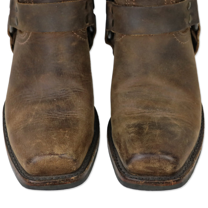 Frye Smoke Brown Harness 8R Boots